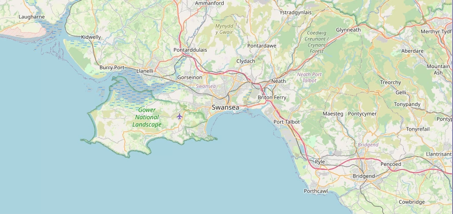 Map of the Swansea area we cover